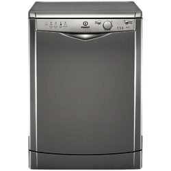 Indesit DFG 15B1 S Freestanding Dishwasher, Silver